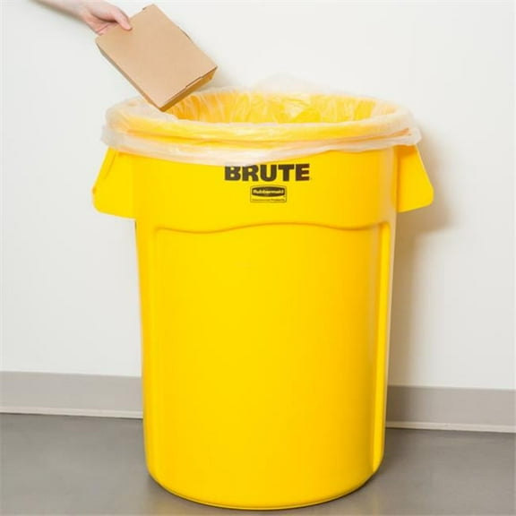 44 gal Brute Utilty Container, Yellow