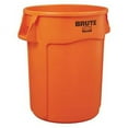 thumbnail image 1 of Rubbermaid Commercial 44 gal Round Trash Can, Orange, 24 in Dia, Plastic, 1 of 1