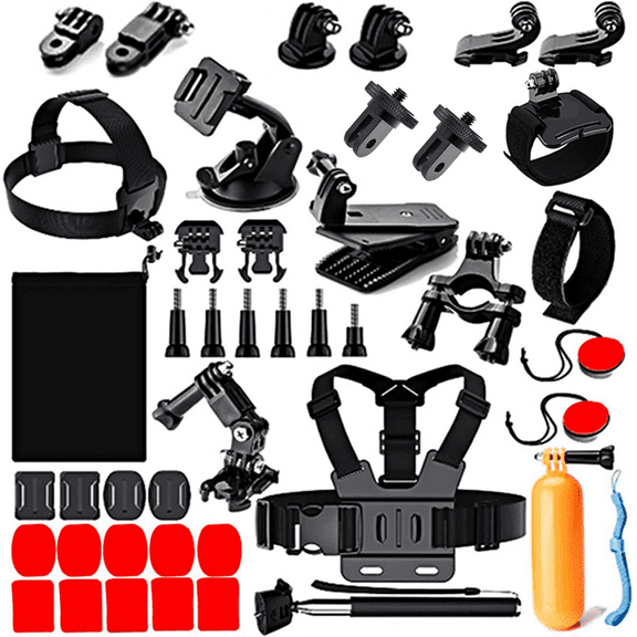 44 in 1 Action Camera Accessory Combo Kit -Compatible with Insta360 One X4,X3,X2