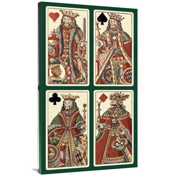 44 in. Kings - Bauern Hochzeit Deck Art Print - Andreas Benedictus Gobl