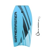 44 inch Body Board Ultimate Wavemaster Pro Bodyboard, Super EPS Core with Pro Quality wrist leash