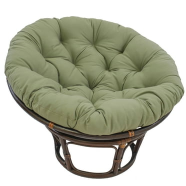 44-inch Solid Twill Papasan Cushion (Fits 42-inch Papasan Frame) - Sage