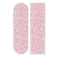 thumbnail image 1 of 44" x 10" PVC Anti-Slip Pad Skateboard Anti-Slip Pad with High-Density Sand Grain Surface Pink Flores, 1 of 8