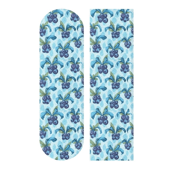 44" x 10" Tape Skateboard Scooter Grip Tape Skateboard Griptape Sheet Cute Blueberry Pattern