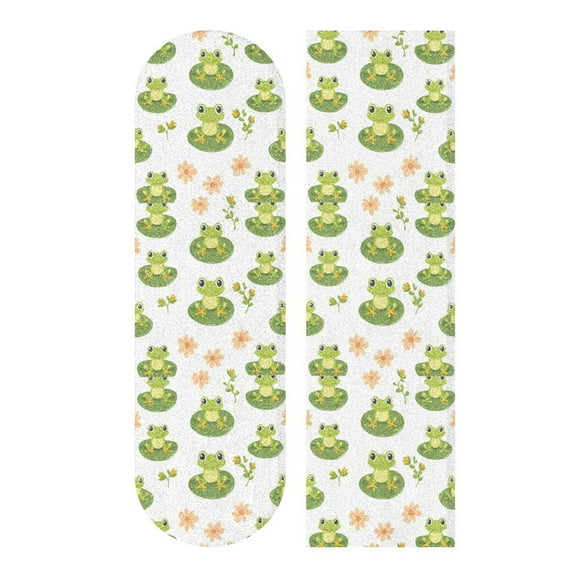 44" x 10" Tape Skateboard Scooter Grip Tape Skateboard Griptape Sheet Cute Frog Pattern