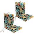 thumbnail image 1 of 44" x 21" Rectangular Outdoor Chair Cushion with Ties and Hanger Loop (2 Pack), 1 of 11