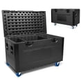 thumbnail image 1 of 44" x 22" x 24" Heavy Duty Stackable Rolling Cable Road Case - HDPE Watertight Dustproof Case for Pro Audio, DJ Equipment & Musical Instrument Accessories, ATA Certified with Lockable Casters, 1 of 12