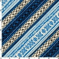 thumbnail image 1 of 44 x 36 Diagonal Stripes Blue Maywood Studio 100% Cotton Novelty, 1 of 2