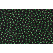 Cotton Shamrocks Saint Patricks Day Clovers Green Four-Leaf Clovers On