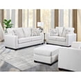 thumbnail image 1 of 44 x 48 x 89 in. Relay Linen Sofa Set, Soft Washed Tweed - 4 Piece, 1 of 1
