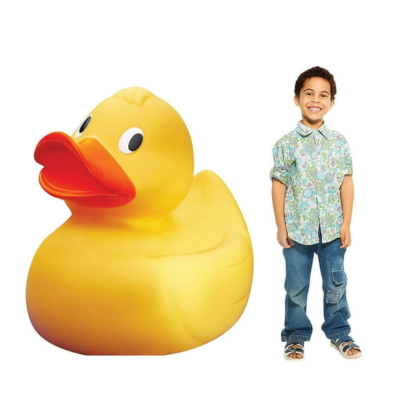 44" x 52" Yellow Rubber Duck Cardboard Cutout Stand-Up with Easel