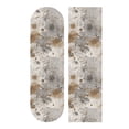 thumbnail image 1 of 44"x10" Skateboard Grip Tape Protector Sheets Nonslip Protection Griptape Sheet for Outdoor Sports Brown Paint Splatters Pattern, 1 of 7