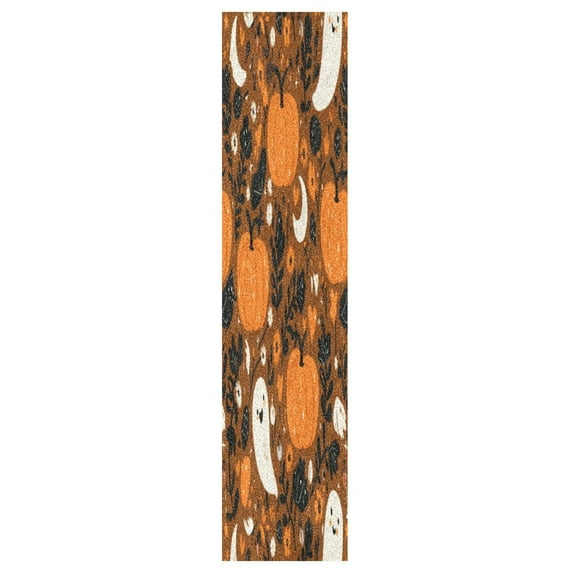 44"x10" Skateboard Grip Tape Protector Sheets Nonslip Protection Griptape Sheet for Outdoor Sports Fun and Spooky Halloween Pattern