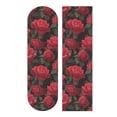 thumbnail image 1 of 44"x10" Skateboard Grip Tape Protector Sheets Nonslip Protection Griptape Sheet for Outdoor Sports Red Roses Pattern, 1 of 7