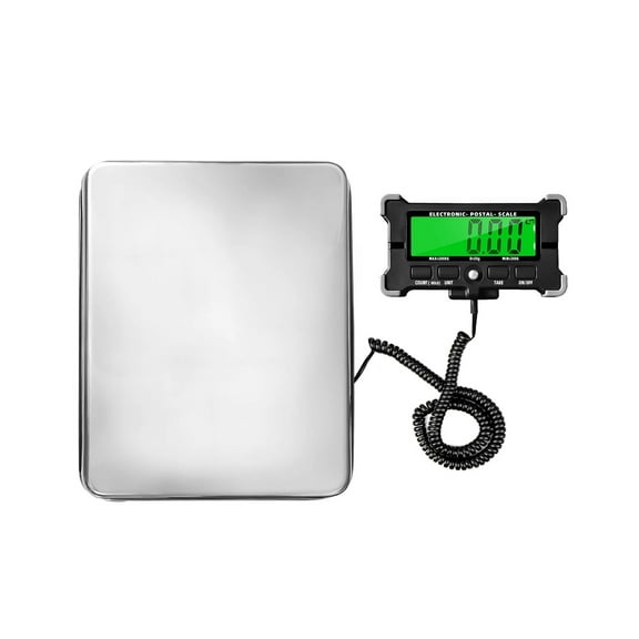 440 Lbs Electronic Postal Scale 0.05kg Precision Integrated Stainless Steel Scale Shipping Scales With Auto Off/Data Hold/Tare ,Multi-Functional Use