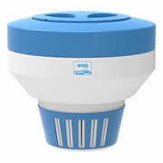 440 Pool Floater Dispenser, Fits Up to 5 Pieces of 3-Inch Chlorine Tabs (Tab Not Included), Adjustable Flow, Control, Heavy-Duty Plastic - Suitable for Small & Large Pools