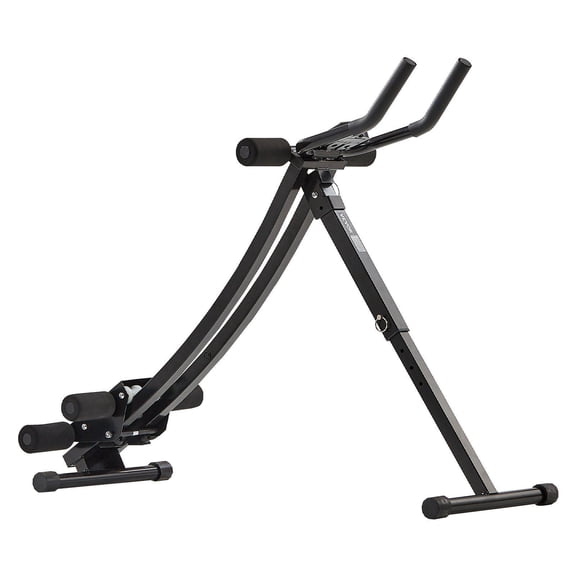 440 lbs Weight Capacity Foldable Adjustable Ab Workout Machine Core Abdominal Trainer for Home Gym Strength Training Fitness Exerciser