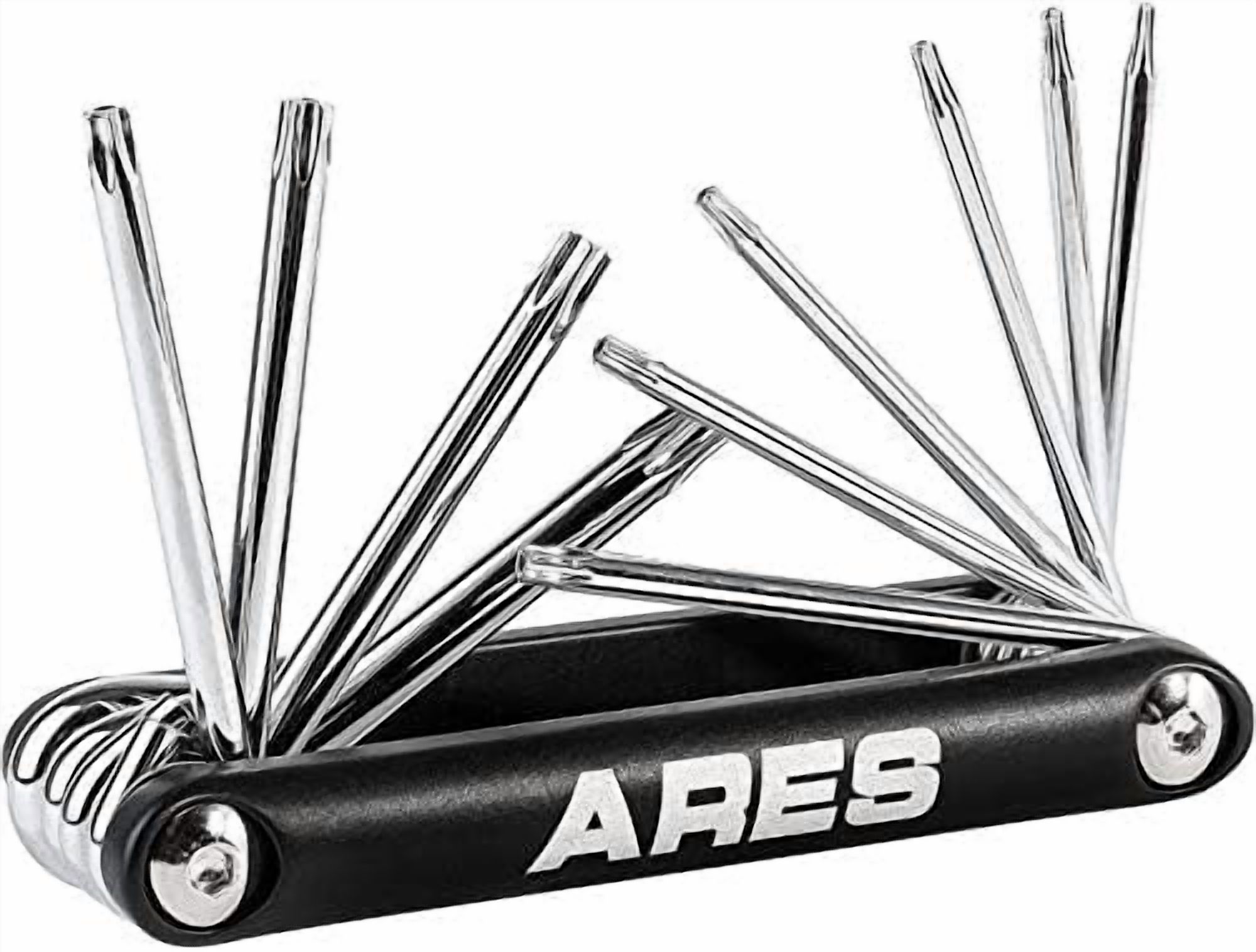 44000-10-Piece Tamper-Proof Folding Star Key Set - Sizes Include T-6 to ...
