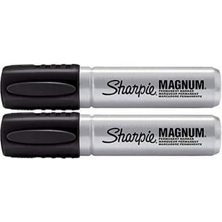 Sharpie Magnum 44 Jumbo Permanent Black Markers, 44001, Pack of 6