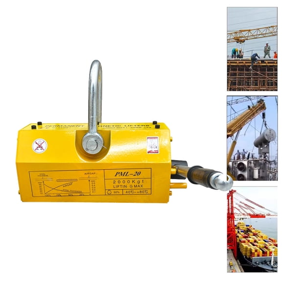 4400LB/2000KG Steel Magnetic Lifter Permanent Lift Magnets with Release