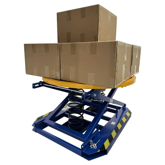 4400LBS Lifting Platform Mobile 360 Degree Rotating Tray Spring Automatic