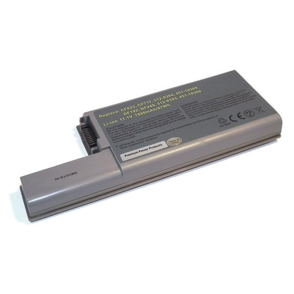 P Premium Power Products Laptop Battery Replaces Dell 312-0537, 310-9122, 312-0393, 312-0401, 451-10308, 451-10326, DF230 for Dell Latitude D531, D820; Dell Latitude D830; Dell Precision M4300, M65