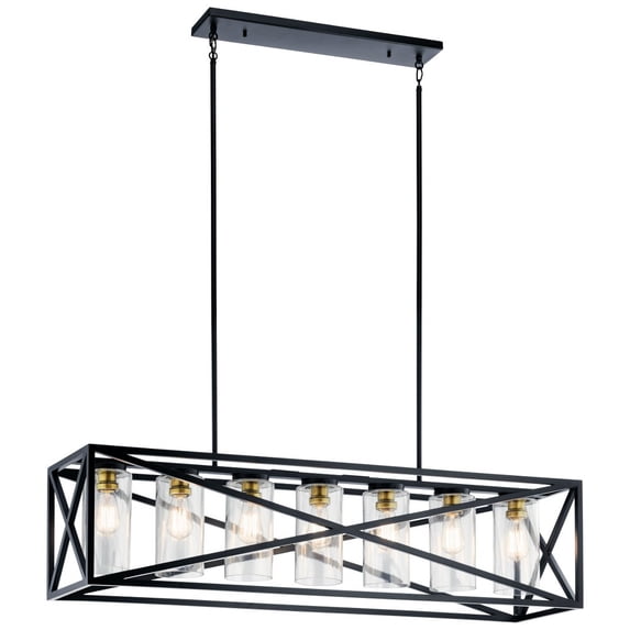 44082BK-Kichler Lighting-Rustic inspirations - 12.75 inches tall by 12 inches wide-Black Finish