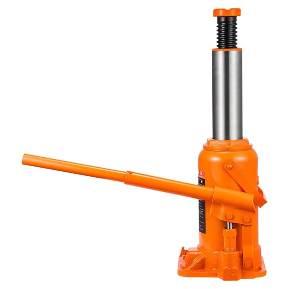 44092 lbs Capacity Hydraulic Bottle Jack, 8.9-17.1" Lifting Range, Welded Design for Cars, SUVs, Trucks & Home Lifting, Orange