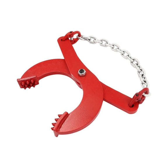 4409lbs Capacity Heavy Duty Alloy Steel Pallet Pulling Clamp Forklift Warehouse Loading Tool Adjustable Jaw 0-6.69 ,High-Quality Lifting Ring