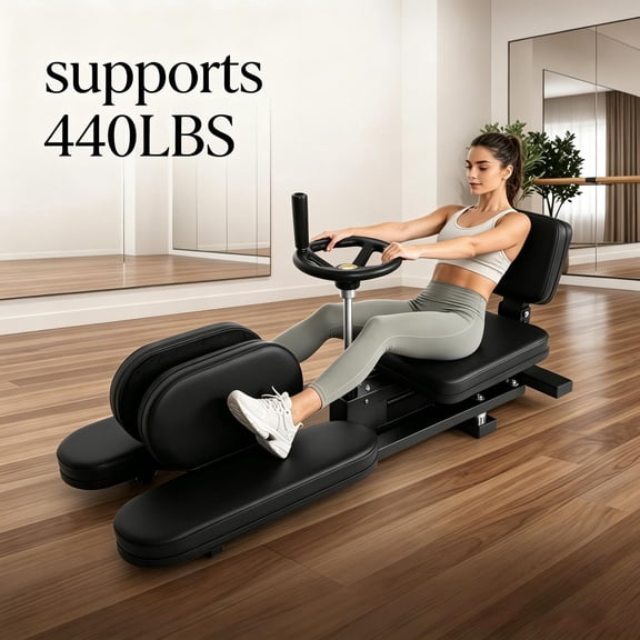 440LBS Split Machine, 0-240 Leg Stretcher Machine, PU Cushion Stretcher Machine for Home Gym.