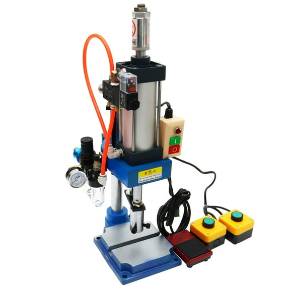440Lb/200kg Pneumatic Punch Machine Milling Machine with 2 Buttons for Sheet Metal Plastic Processing
