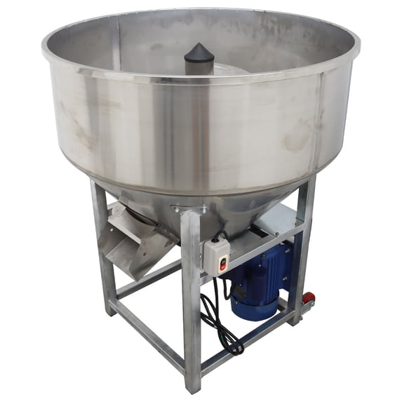 440Lbs Automatic Poultry Feeding Mixer Granular Plastic Vertical Mixer 220V