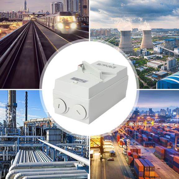 440V 20A 3 Pole Wall-Mounted Isolation Switch Waterproof Safety Isolation Switch