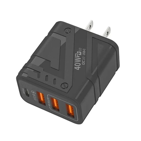 440W PD Charger High-Capacity with Short-Circuit Prevention with Silicone Grip Padding GaN Fast Charging Technology Seamless Compatibility Black Prime Nova Version Black