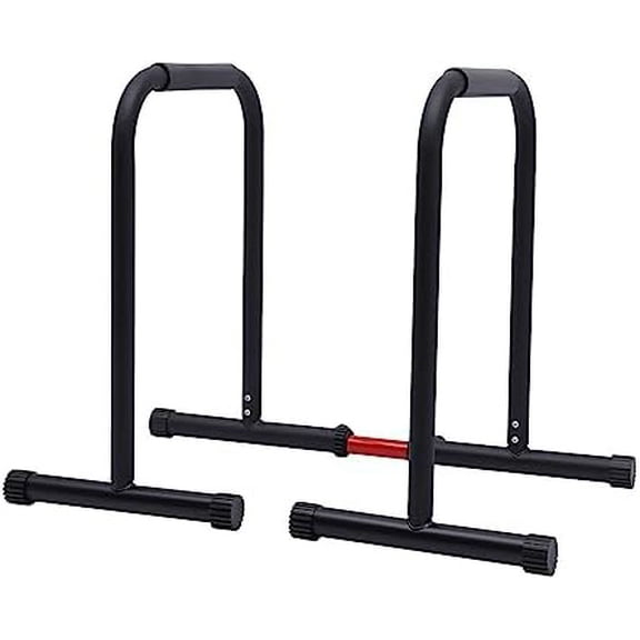 440lbs Adjustable Dip Bar, Heavy Duty Calisthenics Dip Station with Adjustable Parallel Dip Bars, Home Dip Stand Body Press Bar Parallel Bars Dip Equipment for Calisthenics, Strength Training