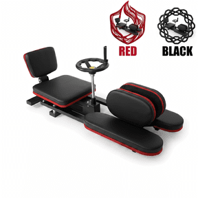 440lbs High Load Leg Stretcher Machine, Red Steel 180° Hand Wheel Split Stretcher for Flexibility Training for MMA, Dance, Home Gym