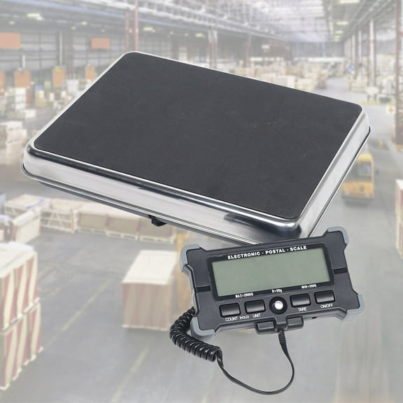 440lbs High Precision Digital Packaging Shipping Postal Scale LCD 12.4*9.8 For Post Offices, Warehouses