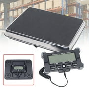440lbs Stainless Steel LCD Digital Postal Scale Floor Scale Shipping Scale for Packages Large Heavy Duty Parcel Scale Weight Scale Mail Scale Luggage Scale Large Platform