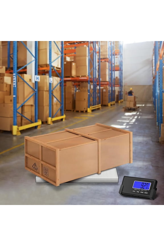 440lbs Wireless Shipping Scale with LCD Display, Heavy Duty Postal Scale for Packages Luggage