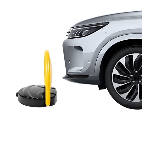 4410lbs Foldable Car Parking Spot Lock Remote Control Anti-CollisionParking Lock Residential Areas Shopping Centers