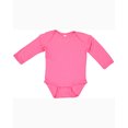 thumbnail image 1 of 4411 Infant Baby Rib Lap-Shoulder Long-Sleeve Bodysuit, 1 of 4