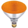 thumbnail image 1 of 441100 100 watt BR38 Incandescent Flood Light Bulb, Amber, 1 of 1