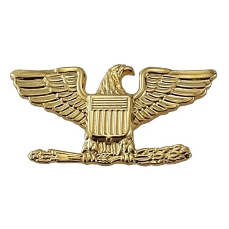 4413MG Metal Rank Insignia, Col. Eagle, Gold, PR