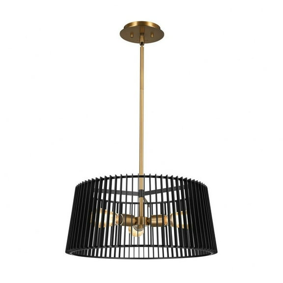 Kichler Lighting - Linara - 3 Light Convertible Pendant In Mid-Century Modern