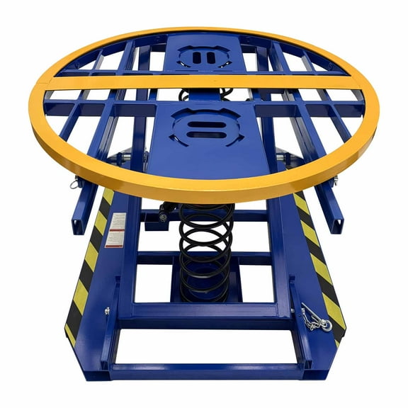 441lbs-4410lbs Spring-Loaded Pallet Positioner Spring-Actuated Pallet Carousel Lift Table