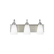 4420203EN3-962-Generation Lighting-Sea Gull Lighting-Seville-3 Light Bath Vanity-Brushed Nickel Finish-LED Lamping Type