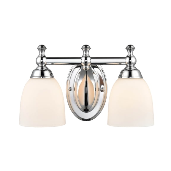 4422-CH Millennium Lighting 2 Light Bath Vanity-8 Inch Tall and 13 Inch Wide-Chrome Finish