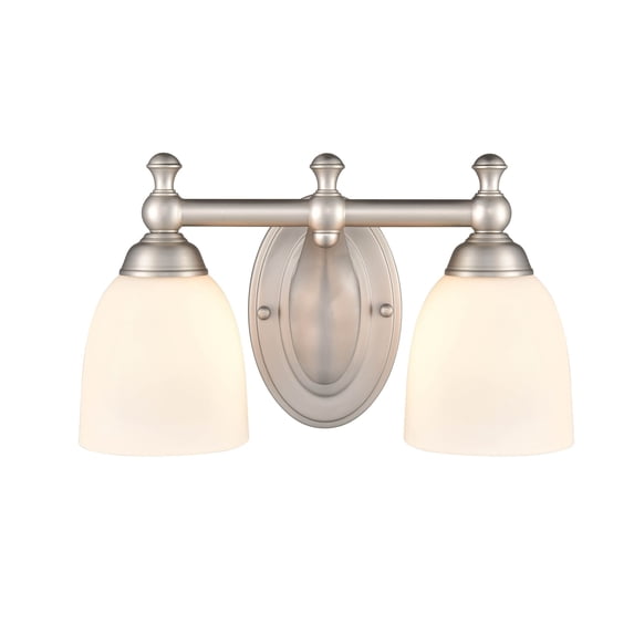 4422-SN Millennium Lighting 2 Light Bath Vanity-8 Inch Tall and 13 Inch Wide-Satin Nickel Finish