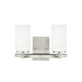thumbnail image 1 of 4424602EN3-962-Generation Lighting-Sea Gull Lighting-Alturas 2-Light Bath Vanity in Transitional Style-Brushed Nickel Finish-LED Lamping Type, 1 of 2
