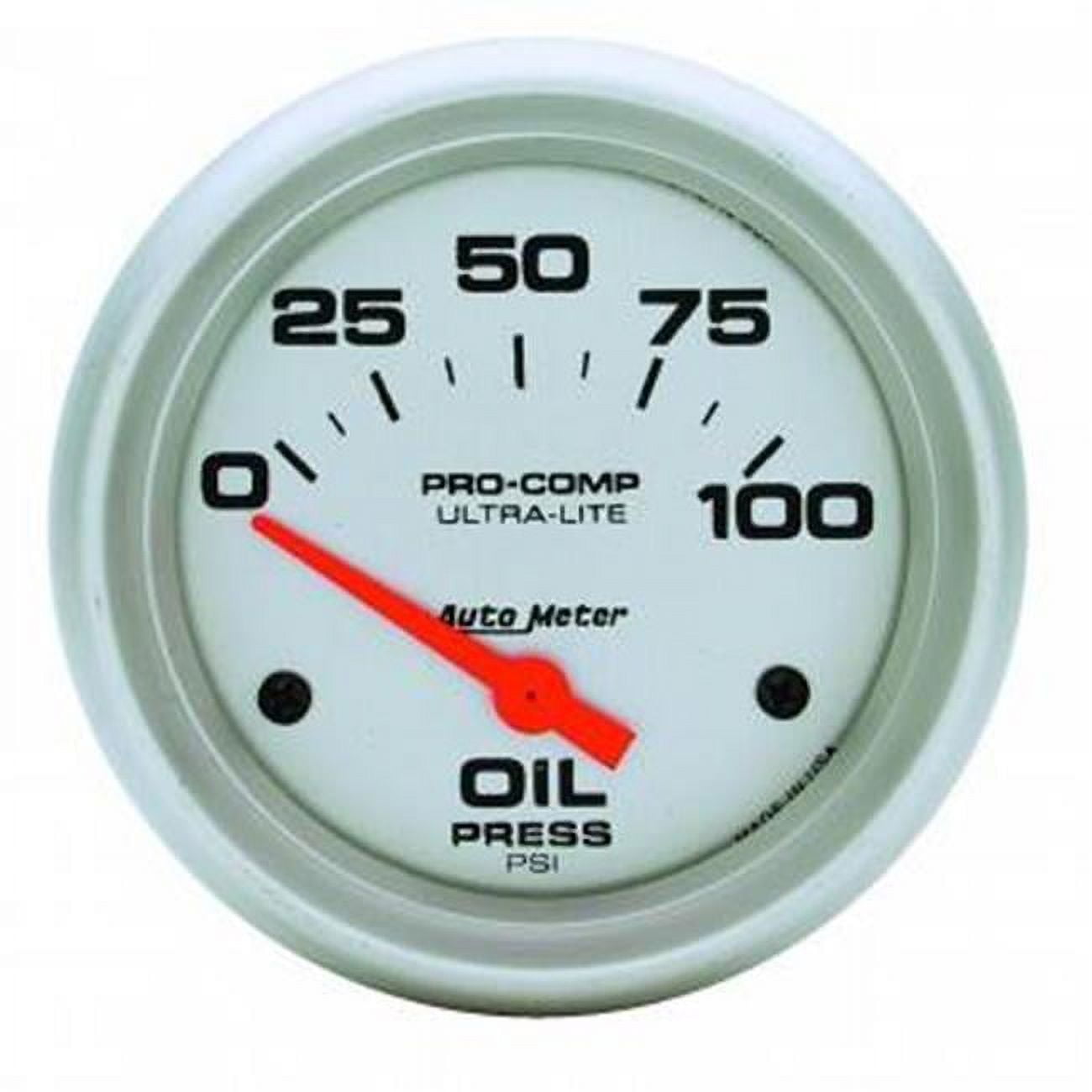 4427 UltraLite Electric Oil Pressure Gauge 2.62 in. 0100 PSI